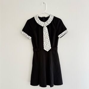 Unique Vintage x Smak Parlour Spider Print Mini A Line Dress XS